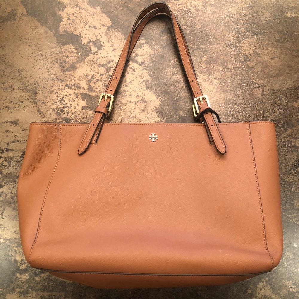 Tory Burch Emerson York Buckle Tote Luggage Small